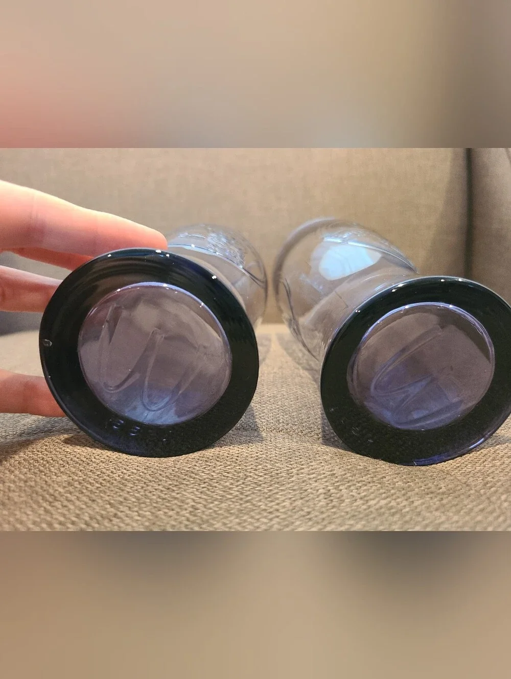 McDonalds Purple 1955 Speedee Collectors Glasses